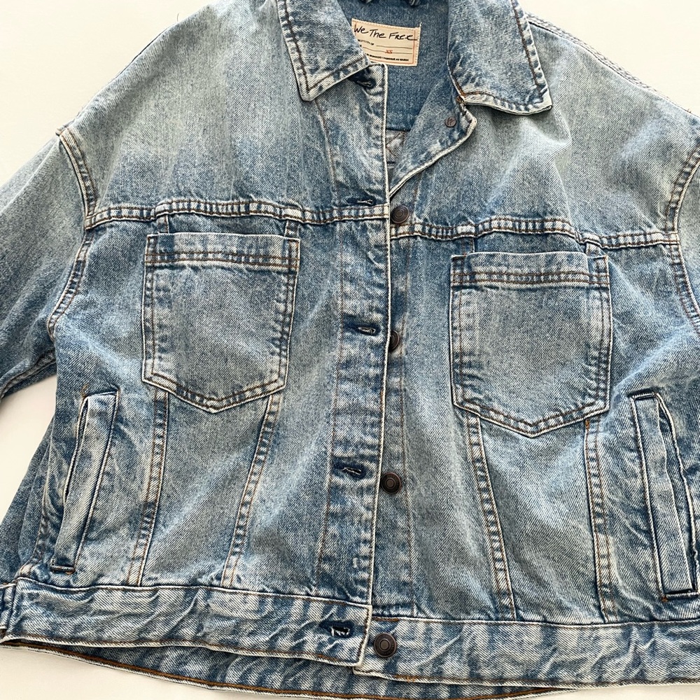 We The Free Opal Swing Denim Jacket - Picture 8 of 13